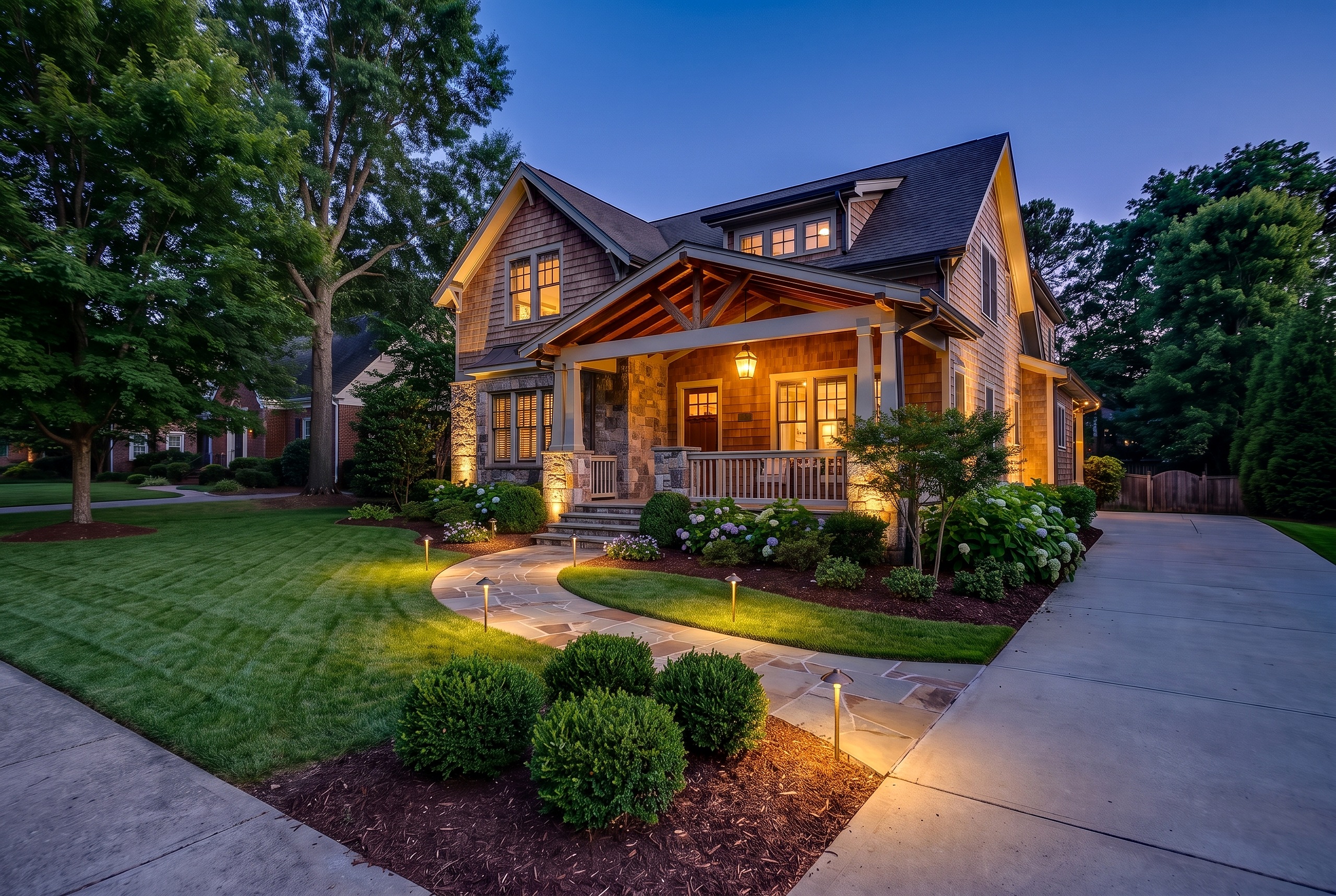 Craftsman front yard, Essential